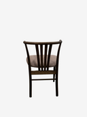 MASON OAK Stol dark brown oil med tyg Active line Malou 119- light brown