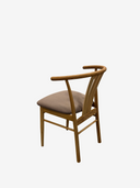 MASON OAK Stol Natural Oil med tyg Active line Malou 119-light brown