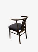 Mason OAK Stol dark brown oil med tyg Active line Malou 182- Grey/Brown