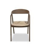 Stol Selma Oak wood grey oil