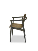 Serate Armchair/dark brown oil
