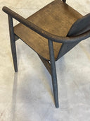 Serate Armchair/dark brown oil