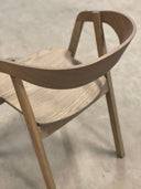 Stol Selma Oak wood grey oil