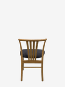 MASON OAK Stol Natural Oil oil med tyg Active line Malou 182-Grey/Brown