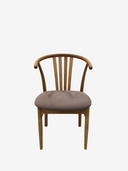 MASON OAK Stol Natural Oil med tyg Active line Malou 119-light brown