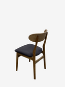 LIZZIE OAK Stol - Black oil Active line Malou182 Grey/Brown