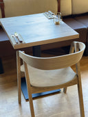 Stol Selma Oak wood grey oil