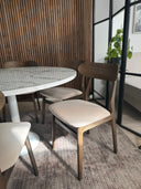 LIZZIE OAK Stol Dark brown oil Active Line Malou - 113 Beige