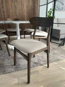 LIZZIE OAK Stol Dark brown oil Active Line Malou - 113 Beige