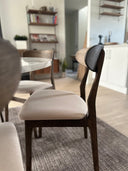 LIZZIE OAK Stol Dark brown oil Active Line Malou - 113 Beige