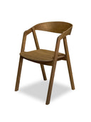 Stol Selma av massiv trä i ek