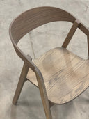 Stol Selma Oak wood grey oil